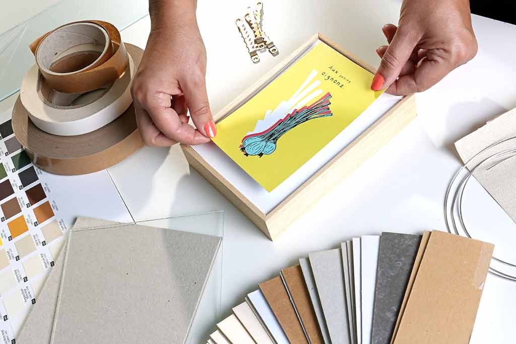 encadrement sur mesure en ligne